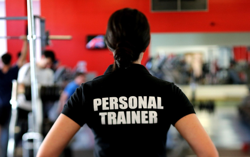 personal training session gym