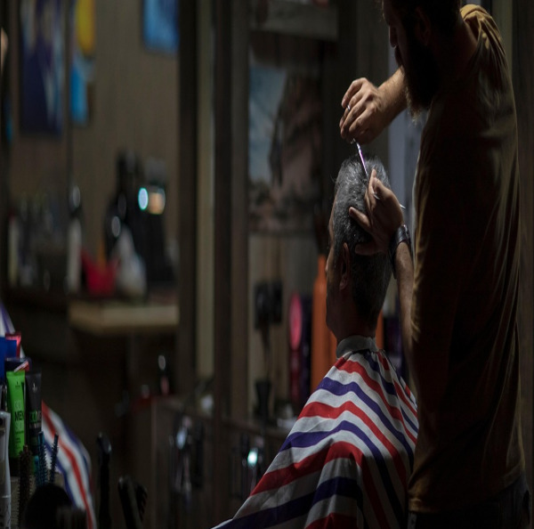 coach with client gym